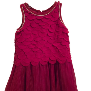 TODDLER GIRLS 2T FORMAL RED MERMAID FORMAL DRESS